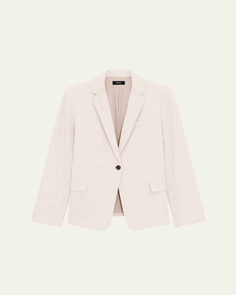 Stripes Canvas Silm-Fit Blazer